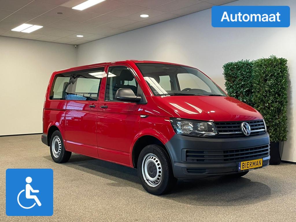 Volkswagen Transporter L1H1 Rolstoelbus Automaat, Auto's, Automaat, 12 maanden, Stof, Zwart