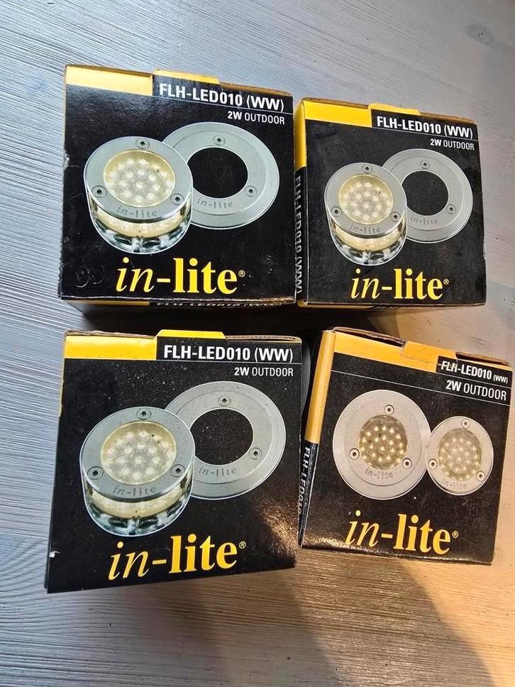 In-Lite FLH-LED  11 Tuinverlichting, Tuin en Terras, Buitenverlichting, Nieuw, Vloerlamp, Rvs, Minder dan 50 watt, Netvoeding