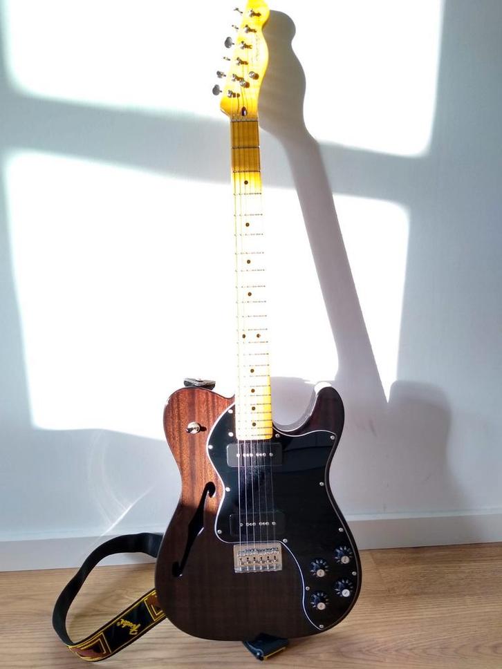 Fender Telecaster Thinline, Muziek en Instrumenten, Snaarinstrumenten | Gitaren | Elektrisch, Gebruikt, Semi-solid body, Fender
