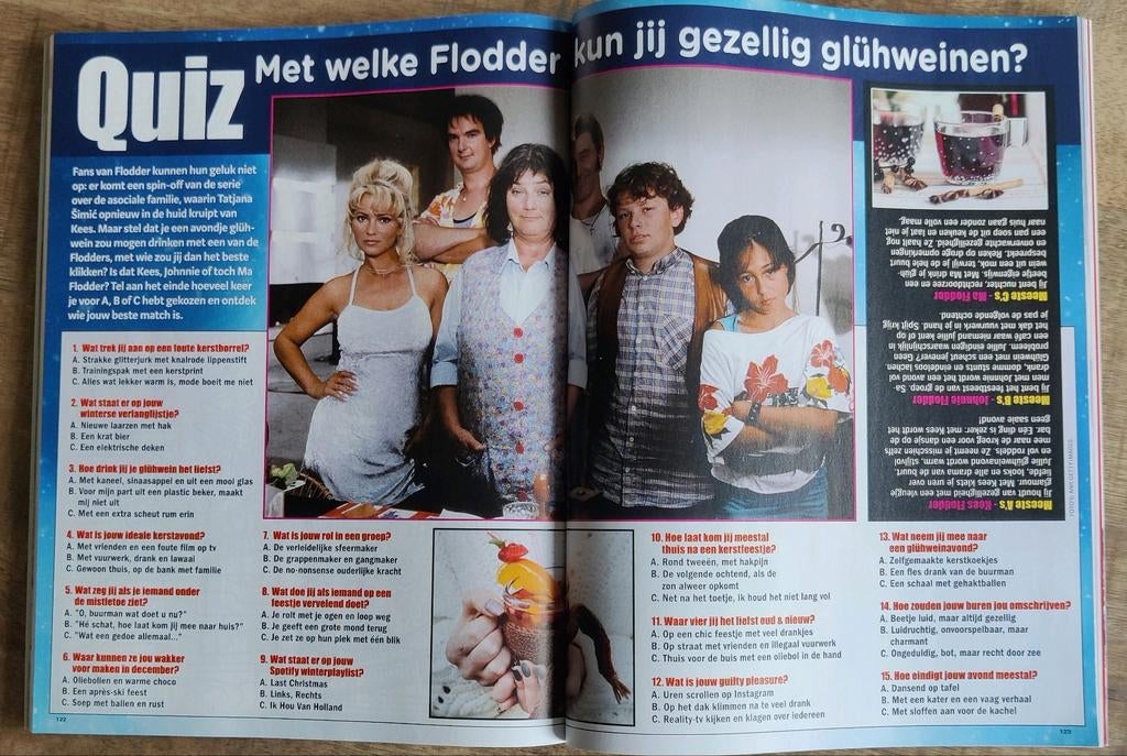 Flodder Quiz Artikel Knipsel, Verzamelen, Ophalen of Verzenden, 1980 tot heden, Nederland, Knipsel(s)