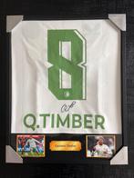 Gesigneerd Feyenoord shirt Quinten Timber ingelijst, Verzamelen, Sportartikelen en Voetbal, Ophalen, Zo goed als nieuw, Feyenoord