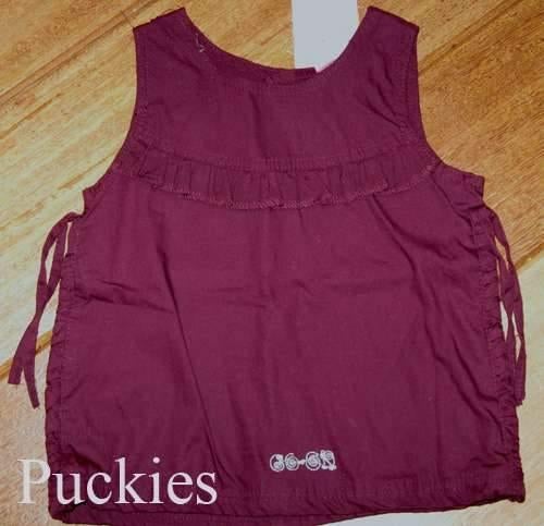 Paarse jurk Go On maat 74 NIEUW (8550) a, Kinderen en Baby's, Babykleding | Maat 74, Meisje, Jurkje of Rokje, Go On, Nieuw