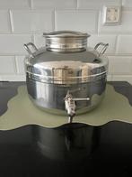 Sansone olijfolie vat 10 L, Ophalen of Verzenden, Zo goed als nieuw, Rvs