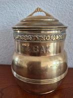 Antieke tabakspot. Messing, Verzenden