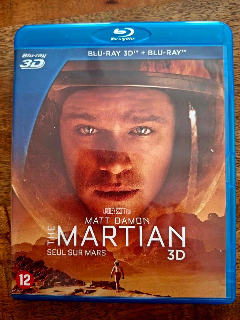 The Martian Blu-ray 3D + Blu-ray, Ophalen of Verzenden, Zo goed als nieuw