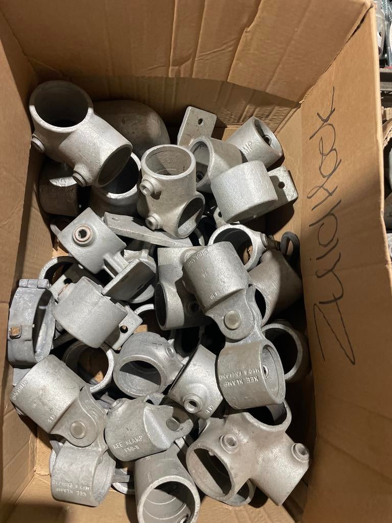 Diverse Kee Klamp buiskoppelingen - Gebruikt, Ophalen, Gebruikt, Minder dan 50 mm, Overige typen