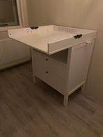 Witte commode met lades en opbergruimte, Kinderen en Baby's, Kinderkamer | Commodes en Kasten, Ophalen, Gebruikt, 70 cm of meer