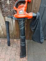 Black+Decker Bladblazer/Bladzuiger met Opvangzak, Ophalen, Gebruikt, Met opvangzak, Elektrisch