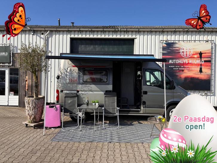 Pössl MASTER T 35 L2/H2 2,5 DCI Q 5pers! EURO4 AUTOMAAT Rus, Caravans en Kamperen, Campers, Bedrijf, tot en met 2, Buscamper of Camperbus