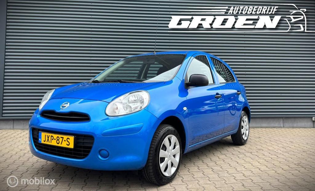 Nissan Micra 1.2 Connect Edition, Auto's, Voorwielaandrijving, Euro 5, Gebruikt, Blauw