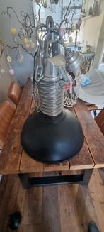 Grote Industriële Hanglamp - Stoer en Robuust Design, Ophalen, Gebruikt, 50 tot 75 cm, Metaal