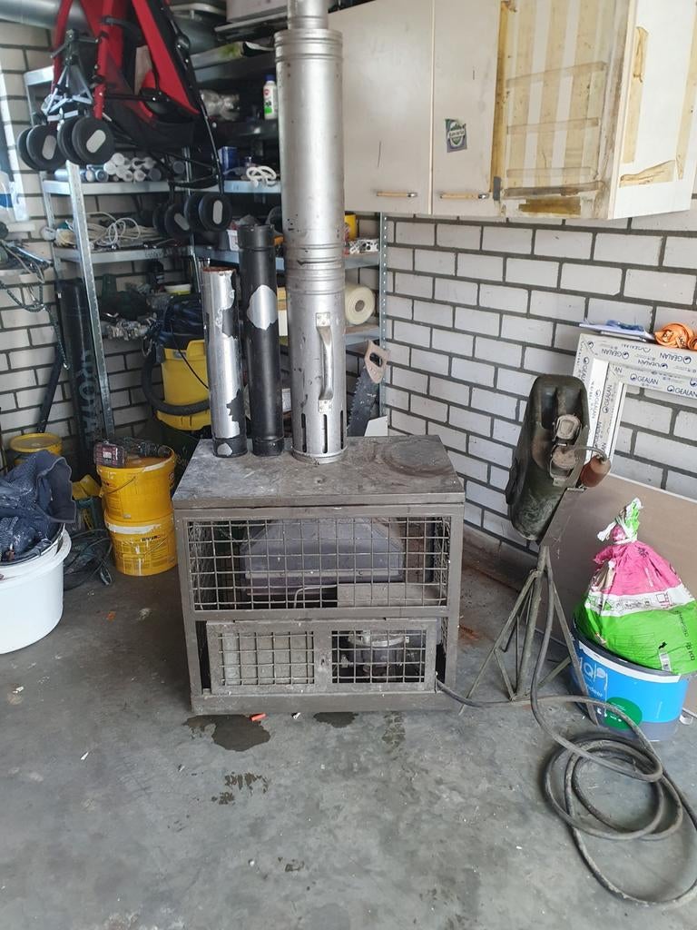 Legertent kachel, Ophalen, Elektrisch, Houtkachel