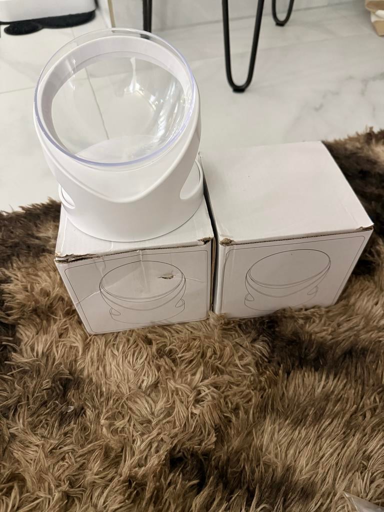 2x Katten voer/drink bakje (nieuw), Dieren en Toebehoren, Ophalen of Verzenden, Nieuw