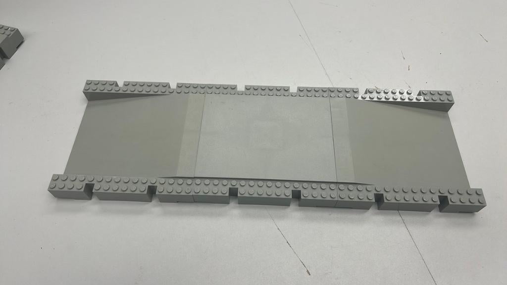 SB2725 Lego perronplaten oud klassiek licht grijs, Ophalen of Verzenden, Gebruikt