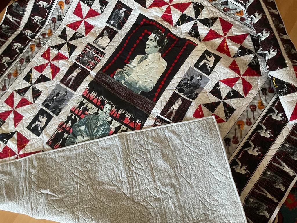 Patchwork Quilt deken Elvis Presley Nieuw, Verzenden, Nieuw