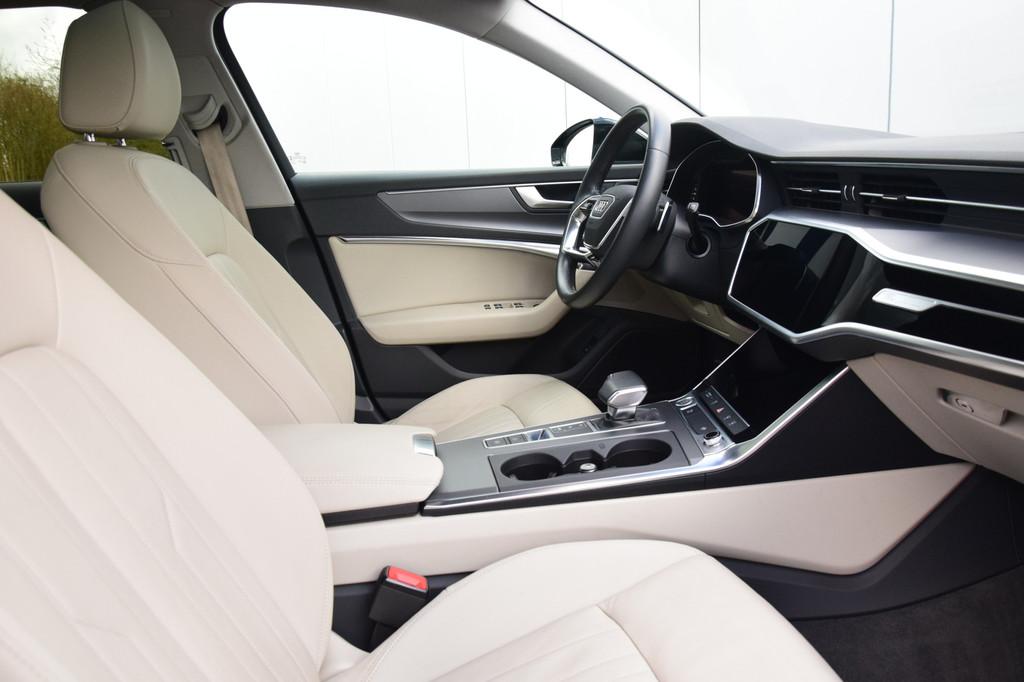 Audi A6 Avant 40 TDI Automaat Pano Led Navi/Dab Leer/Verwarm, Auto's, Audi, Gebruikt, 2000 kg, Zwart, Leder