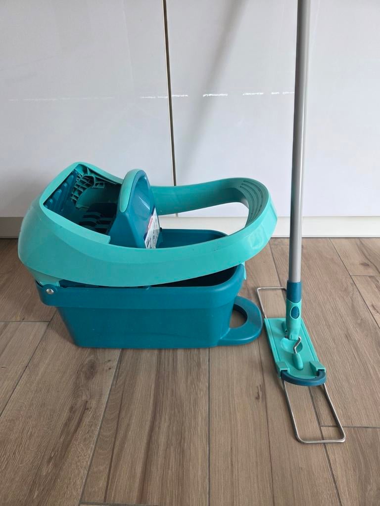 Leifheit Profi dweilemmer + dweilstok set, Huis en Inrichting, Schoonmaakartikelen, Ophalen, Dweilemmer, -bak, of -wagen