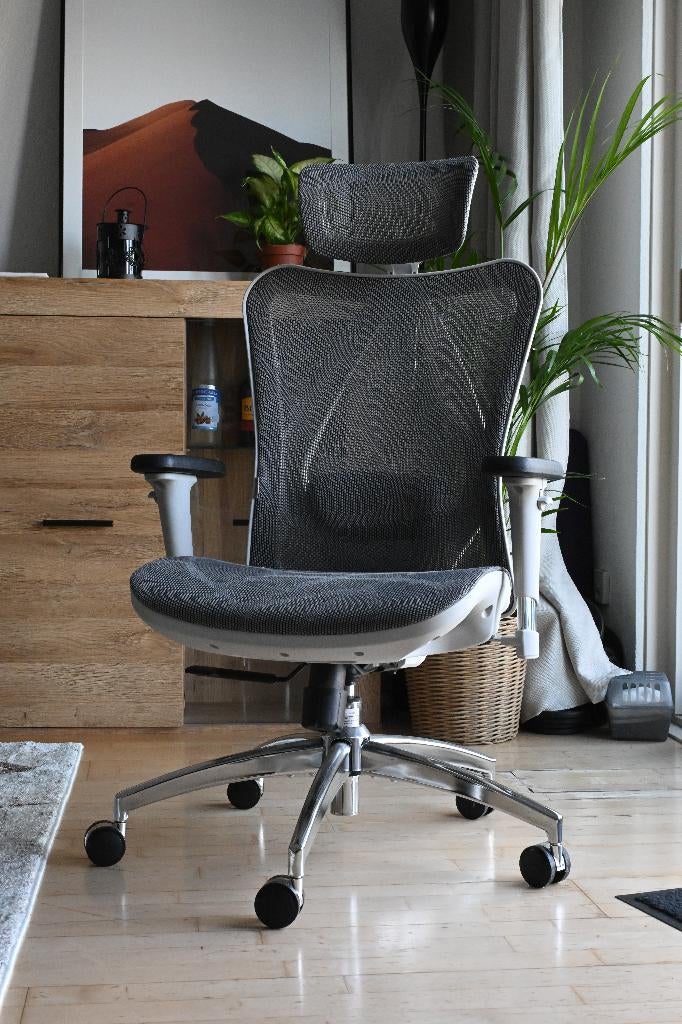 Sihoo Ergonomic Office chair, Ophalen, Gaming bureaustoel, Zo goed als nieuw, Grijs