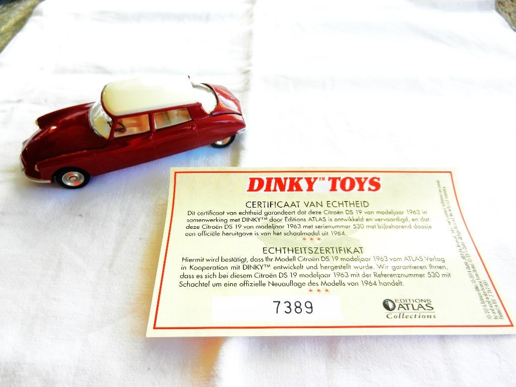 Atlas Mattel citroe ds 19n, Ophalen, Zo goed als nieuw
