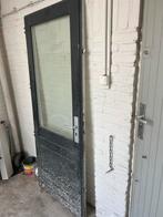 Achterdeur met dubbelglas en veiligheids sluiting, Ophalen, Gebruikt, 80 tot 100 cm, 200 tot 215 cm