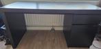 Zwart IKEA Malm bureau - Zo goed als nieuw, Ophalen of Verzenden
