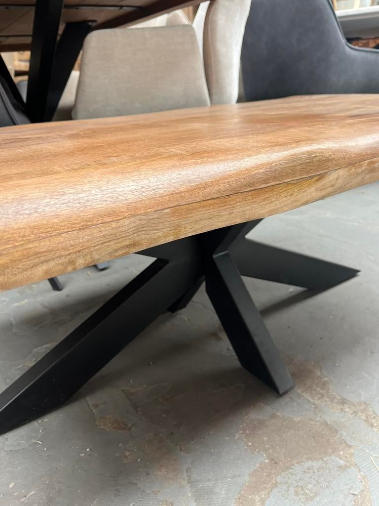 Magazijn leegverkoop boomstamtafel mangohout matrix zwart, Huis en Inrichting, Woonaccessoires | Overige, Argonweg 20 amersfoort