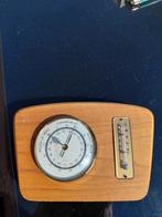 Vintage Gischardweerstation met barometer en thermometer, Audio, Tv en Foto, Weerstations en Barometers, Ophalen of Verzenden