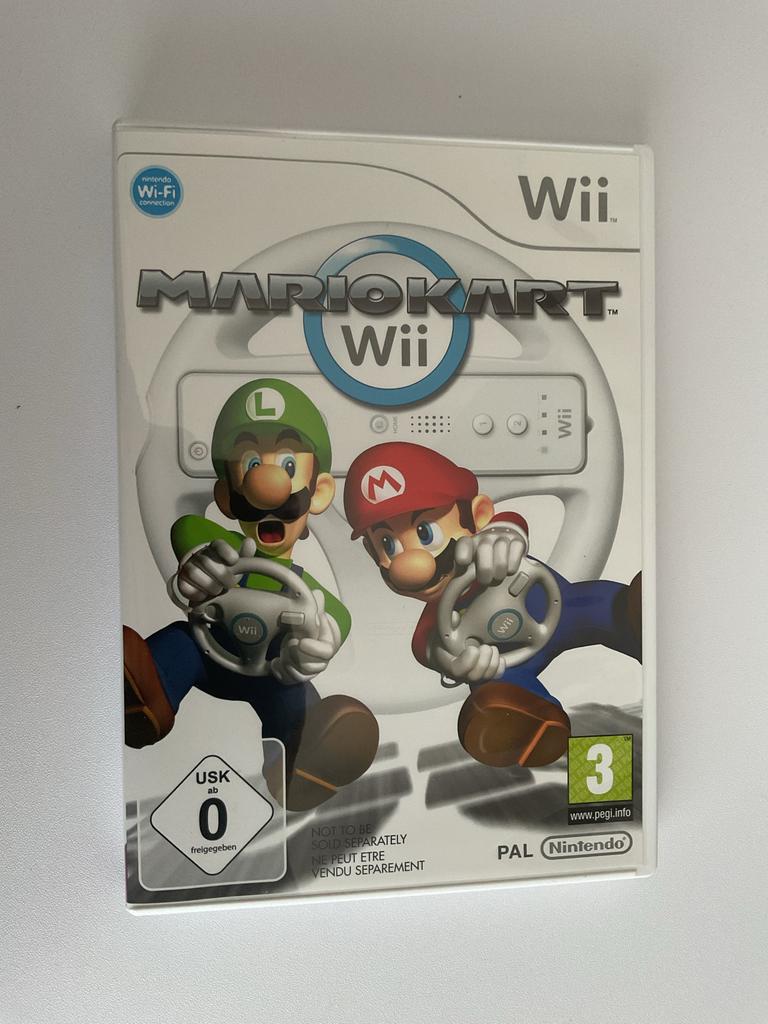 Mario Kart Wii - Nintendo Wii Game COMPLEET, Spelcomputers en Games, Racen en Vliegen, Ophalen of Verzenden, Zo goed als nieuw