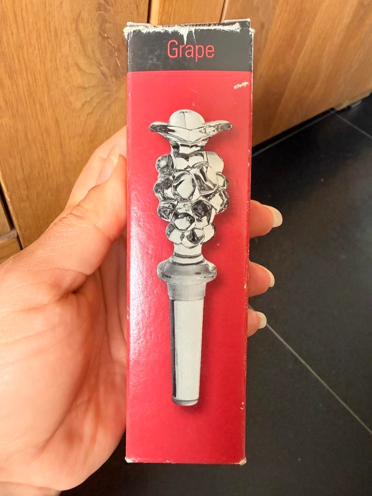 Lisa Mori Oostenrijkse loodkristallen wijnstopper, Ophalen of Verzenden