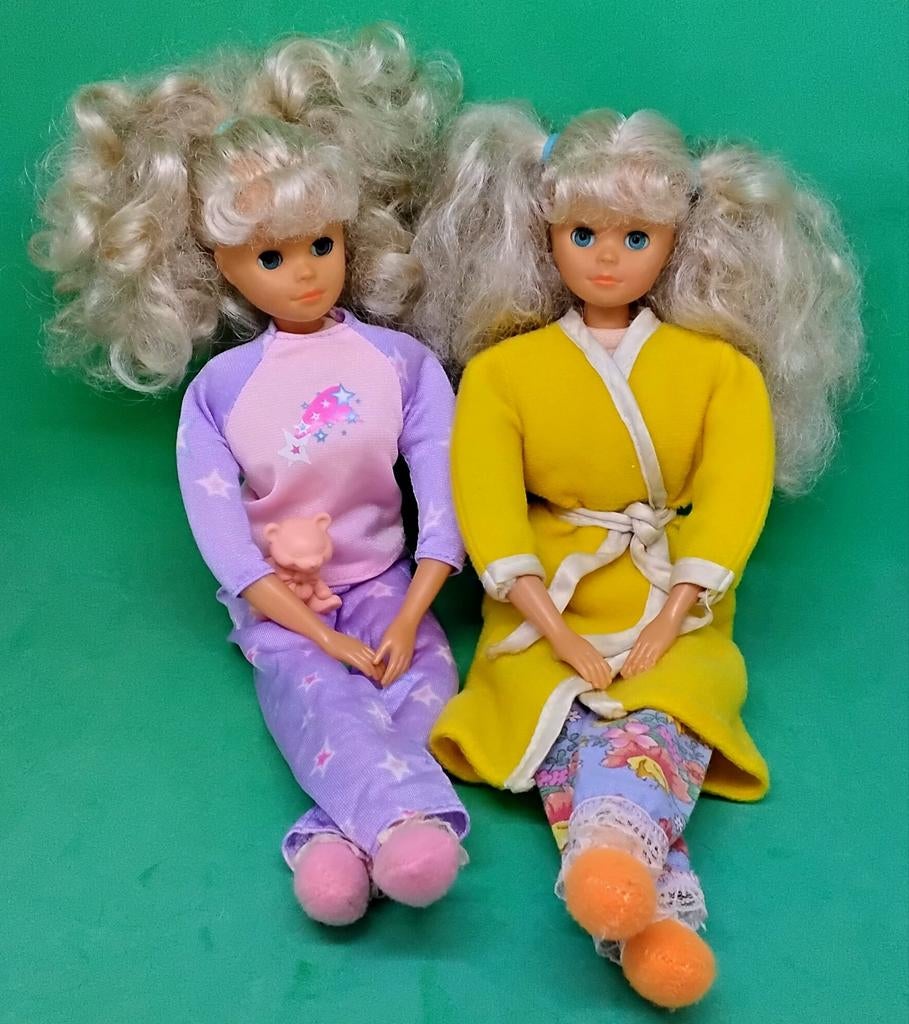 Vintage Barbie Steffie Love Slaapbarbie, Verzenden, Gebruikt, Pop
