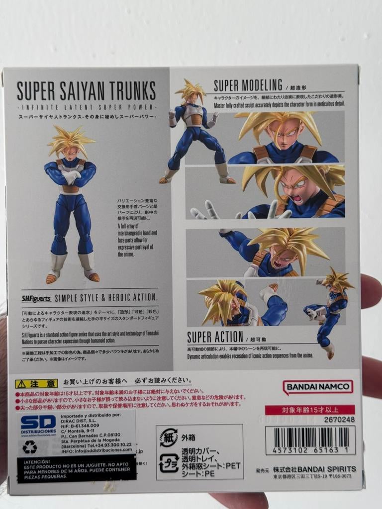 Dragon Ball Trunks SH Figuarts NIEUW – €55, Ophalen of Verzenden, Zo goed als nieuw