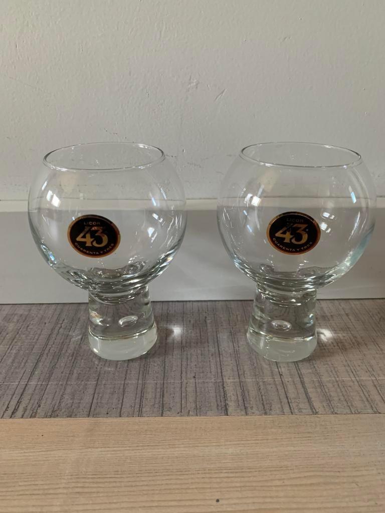 Licor 43 glazen, Ophalen of Verzenden, Zo goed als nieuw, Overige typen