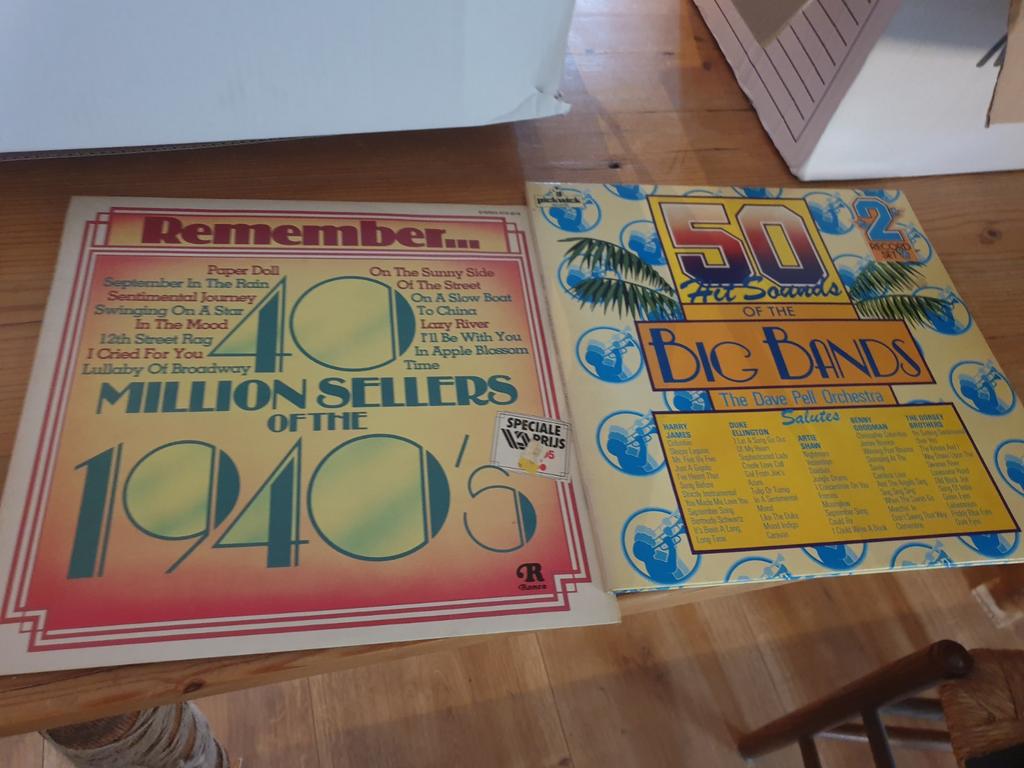 Diverse LP's: Jazz, Big Band, Pop - Jaren '40 tot '80, Cd's en Dvd's, Vinyl | Pop, Ophalen of Verzenden, Voor 1960, Gebruikt, 12 inch