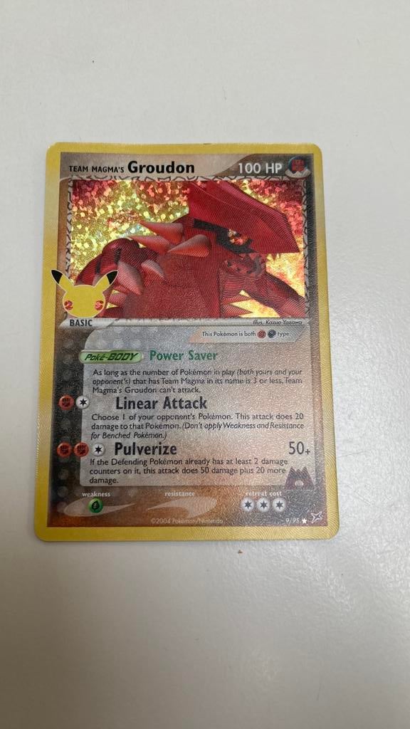 Team Mamga groudon, Ophalen of Verzenden, Nieuw, Losse kaart