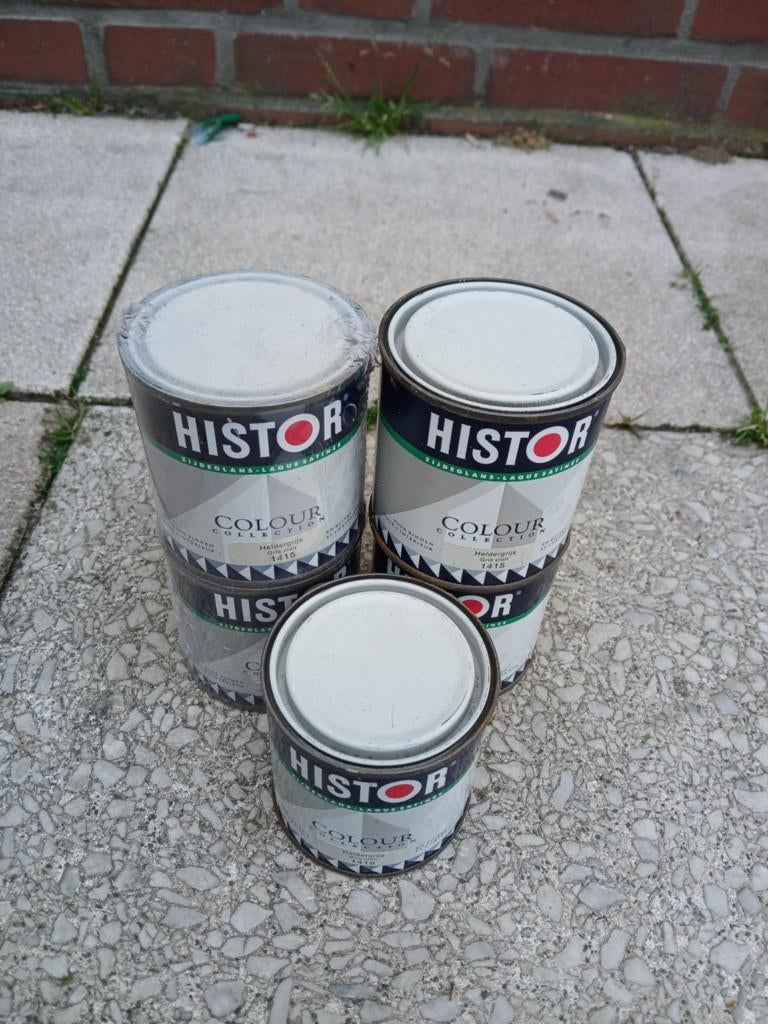 Histor Heldergrijs 1415, Ophalen of Verzenden, Nieuw, Wit, Lak