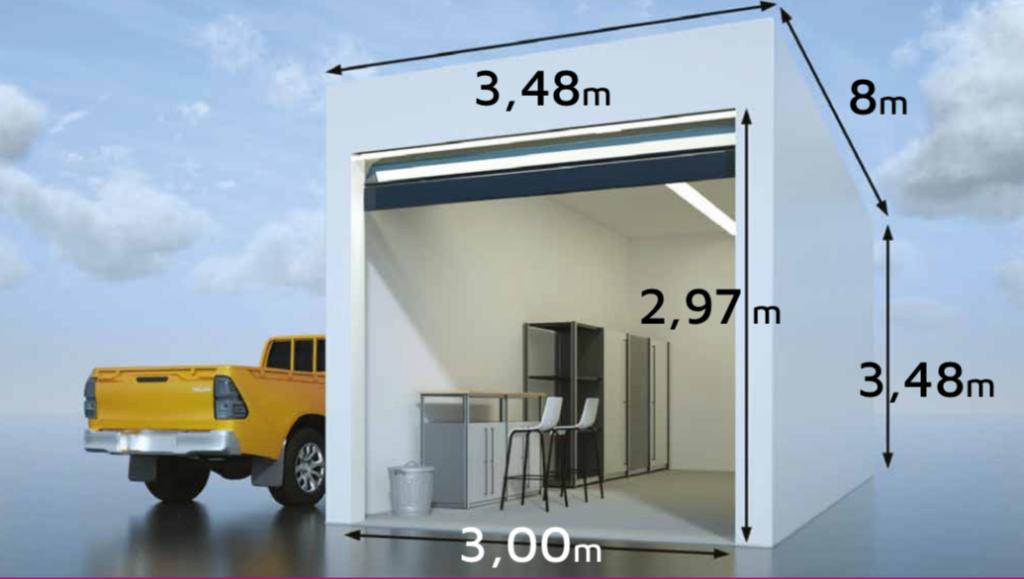 Te huur: garageboxen in Pijnacker 28m2 aan de Vlielandseweg!