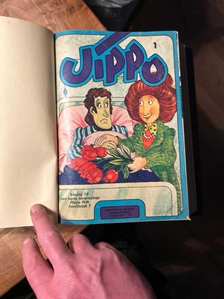 Jippo stripboeken ingebonden jaartallen 1974-1976, Meerdere stripboeken, Ophalen of Verzenden, Gelezen