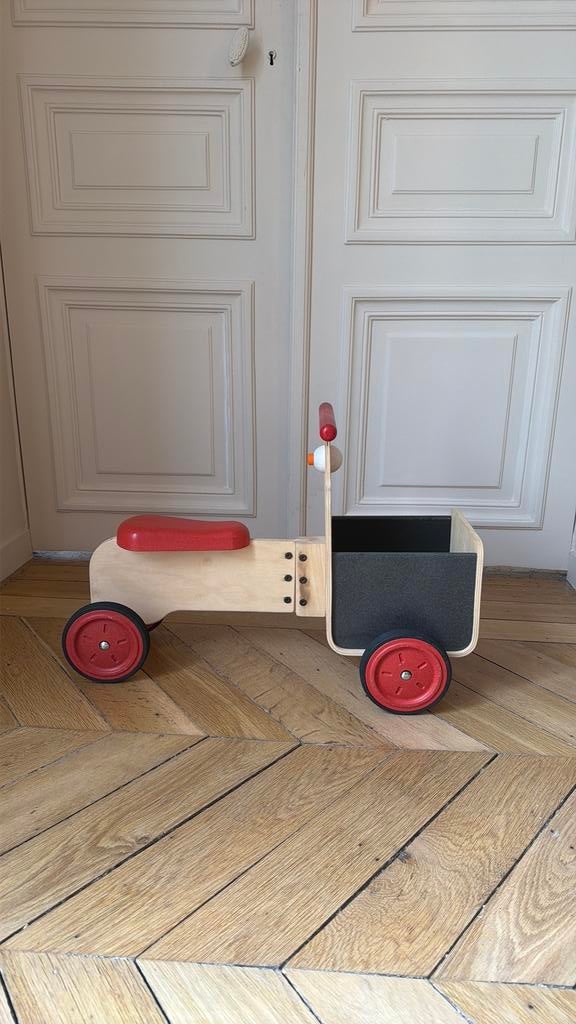 Houten speelgoed fiets plantoys, Ophalen, Gebruikt, Rij- of Hobbelspeelgoed