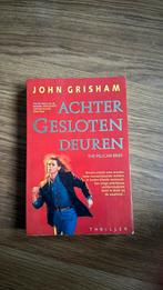John Grisham - Achter Gesloten Deuren (The Pelican Brief), Ophalen of Verzenden, Gelezen, Nederland