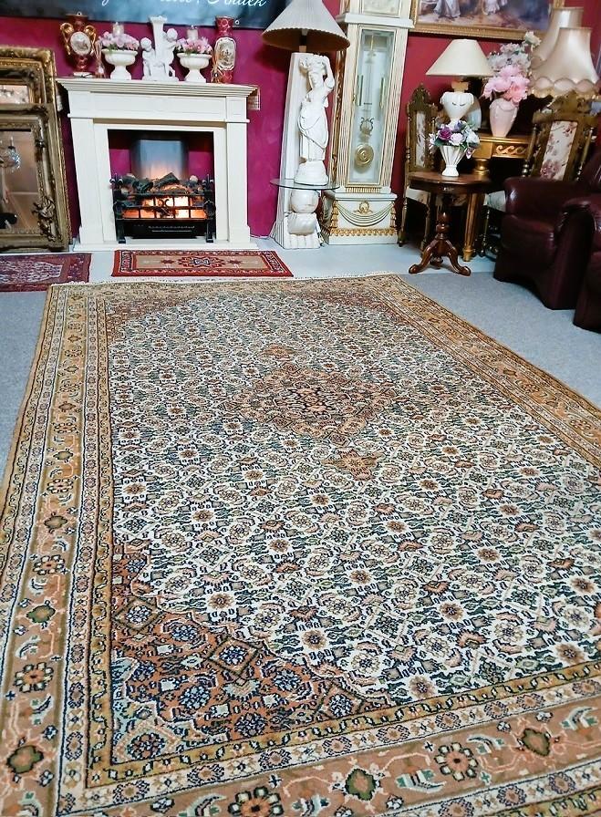 Perzisch tapijt handgeknoopt Oosters vloerkleed 315x203 cm, Huis en Inrichting, Stoffering | Tapijten en Kleden, 200 cm of meer