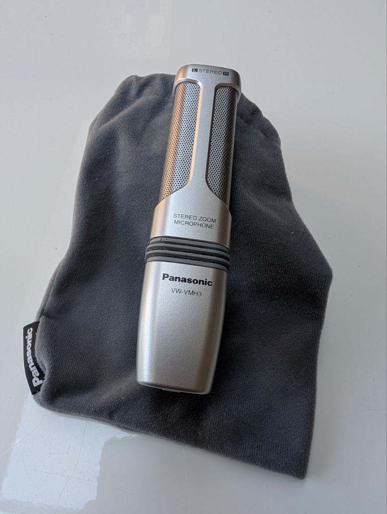 Panasonic VW-VMH3 Stereo Zoom Microfoon, Muziek en Instrumenten, Ophalen of Verzenden, Gebruikt, Instrumentmicrofoon
