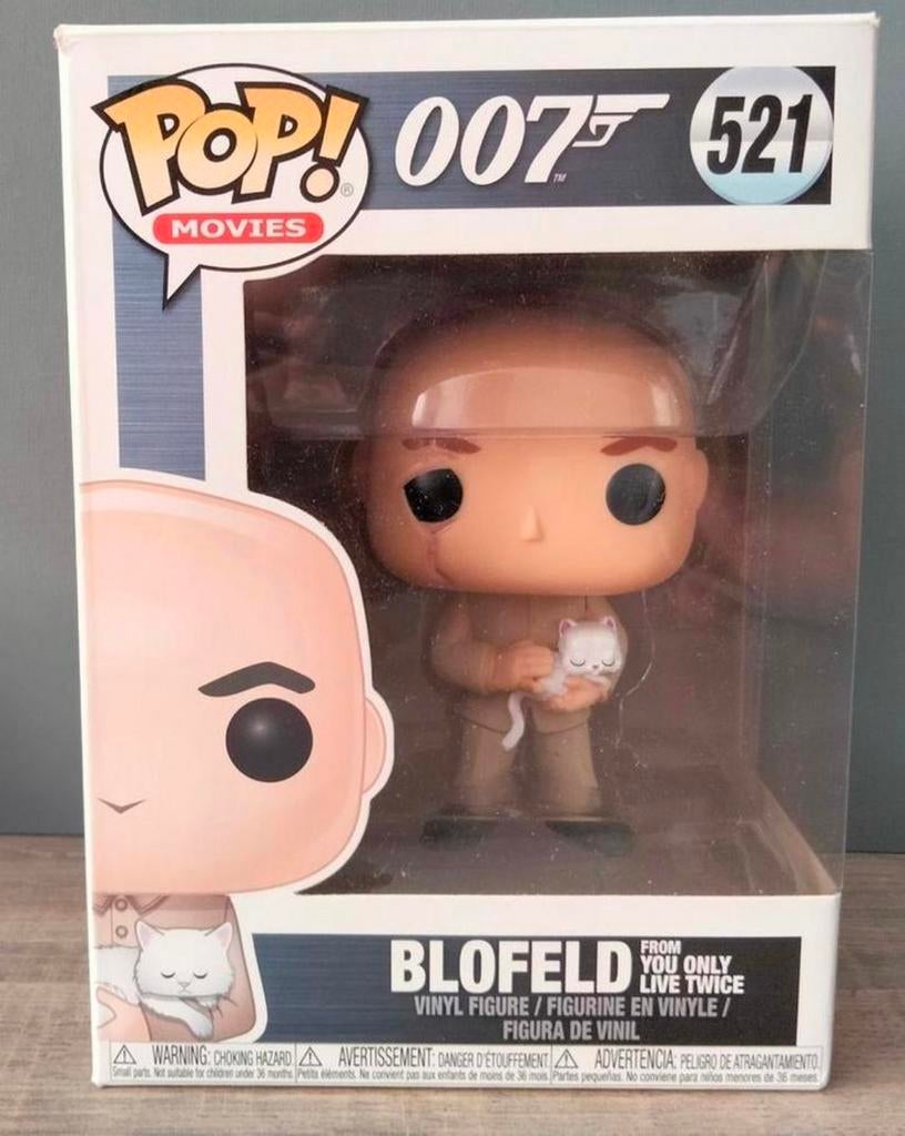 521 Blofeld James Bond 007 Funko Pop, Ophalen of Verzenden, Zo goed als nieuw