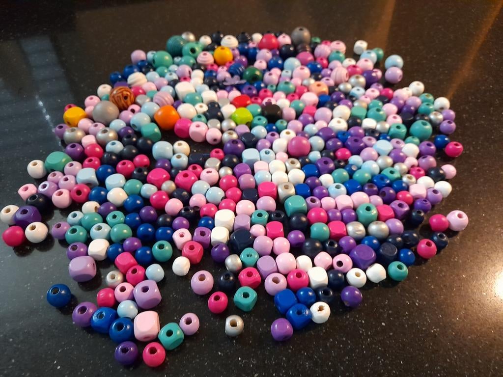 Grote verzameling diverse kralen, Hobby en Vrije tijd, Kralen en Sieraden maken, Ophalen, Gebruikt, Kraal