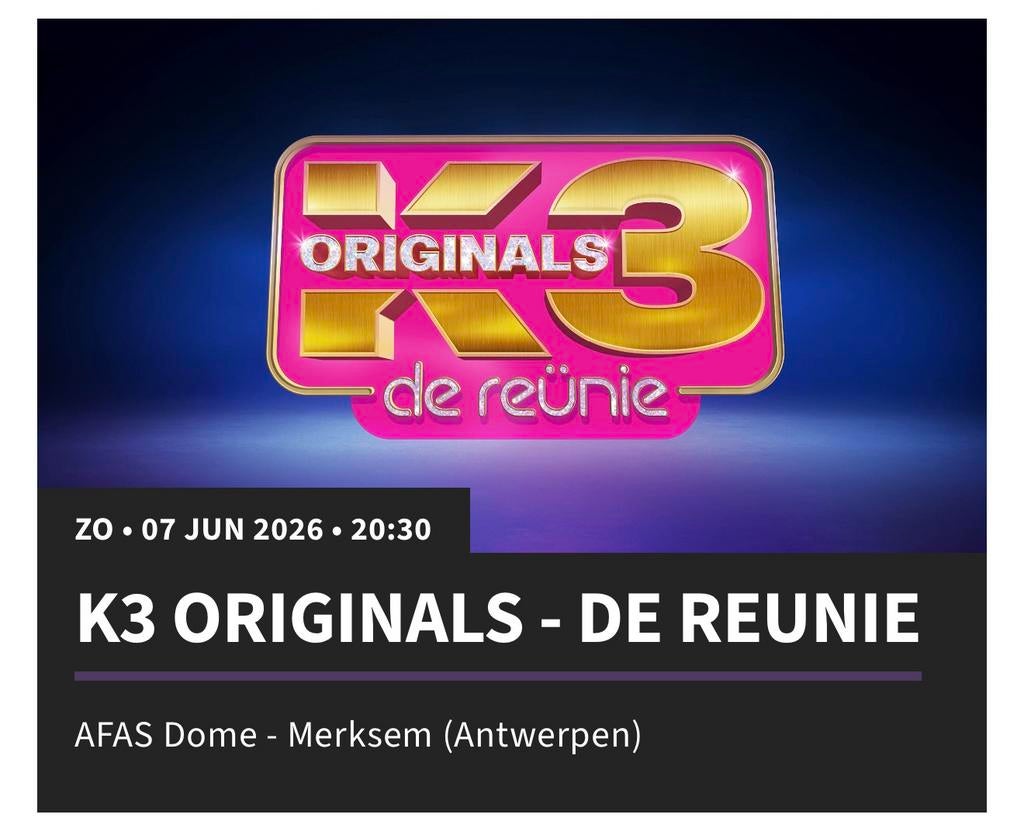 K3 originals laatste concert, Twee personen