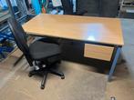 Vintage bureau 150x75 Marko Eromes + bureaustoel, Ophalen of Verzenden, Gebruikt, Bureau