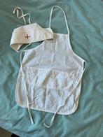 Een super leuk kinder zuster schort en mutsje vintage ‘80, Ophalen of Verzenden, Gebruikt, Jongen of Meisje