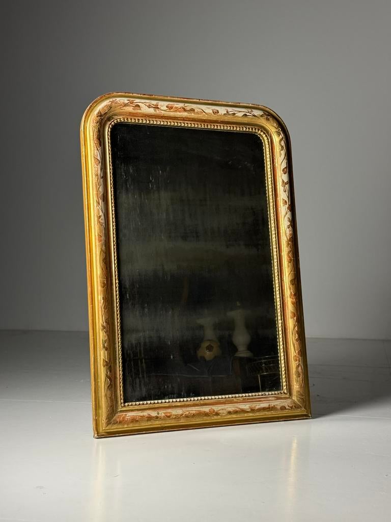 Franse spiegel Louis Philippe antiek, Antiek en Kunst, Antiek | Spiegels, Ophalen, Rechthoekig, Minder dan 50 cm