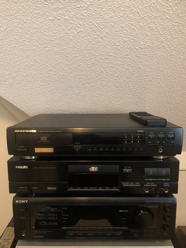 Philips DCC-730 - 18 bit Digitale Compact Cassette Recorder, Audio, Tv en Foto, Cassettedecks, Philips, Ophalen of Verzenden