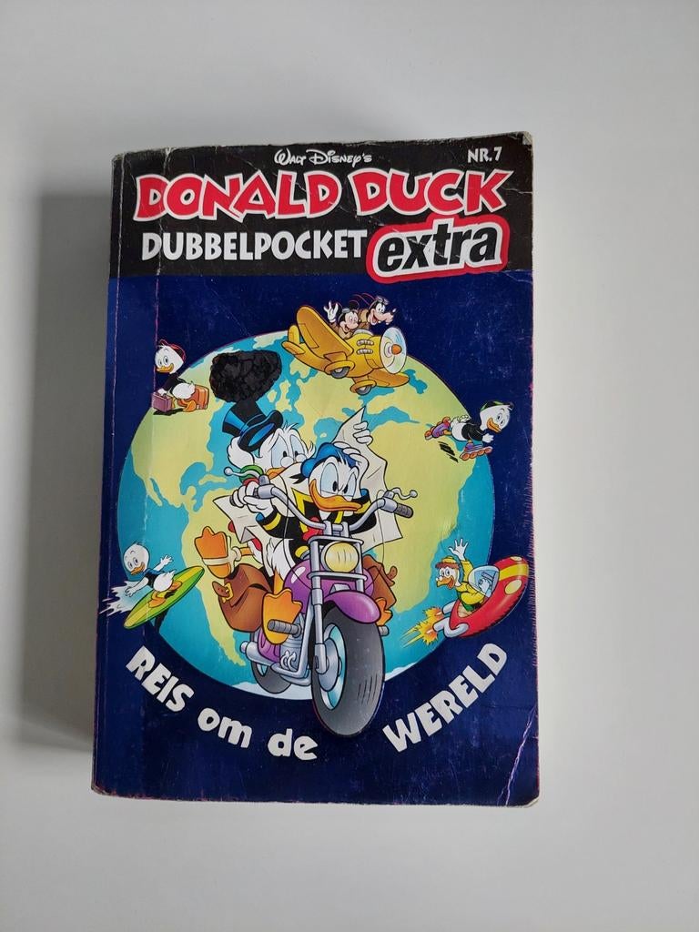 Donald Duck Dubbelpocket Extra: Reis om de Wereld Nr. 7, Boeken, Stripboeken, Eén stripboek, Ophalen of Verzenden, Gelezen