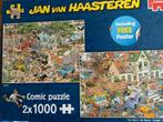 JAN VAN HAASTEREN PUZZEL 2*1000 STUKJES, Ophalen of Verzenden, 500 t/m 1500 stukjes, Zo goed als nieuw